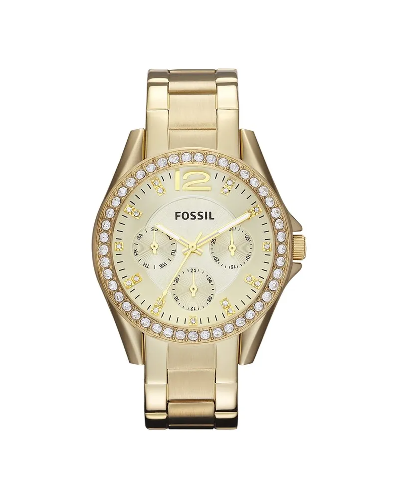 Fossil Damenuhr Riley Gold
