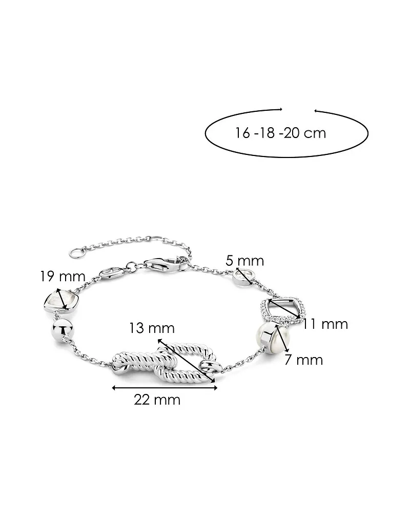 ti sento milano Armband Silber