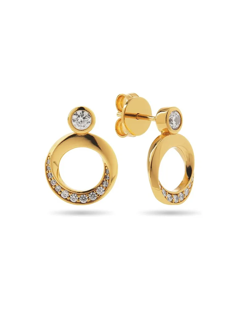 JETTE Ohrhänger TWISTED Gold