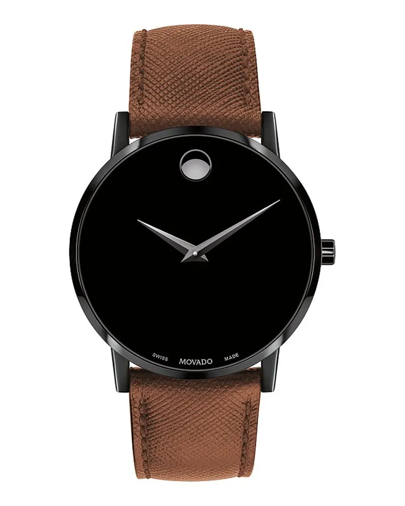 Movado Herrenuhr Museum Schwarz