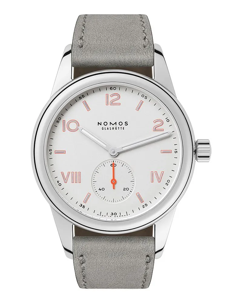 NOMOS Glashütte Unisexuhr Club Campus Silber