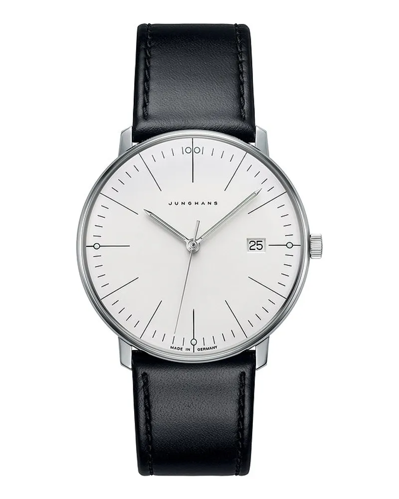 Junghans Herrenuhr max bill Quarz Silber