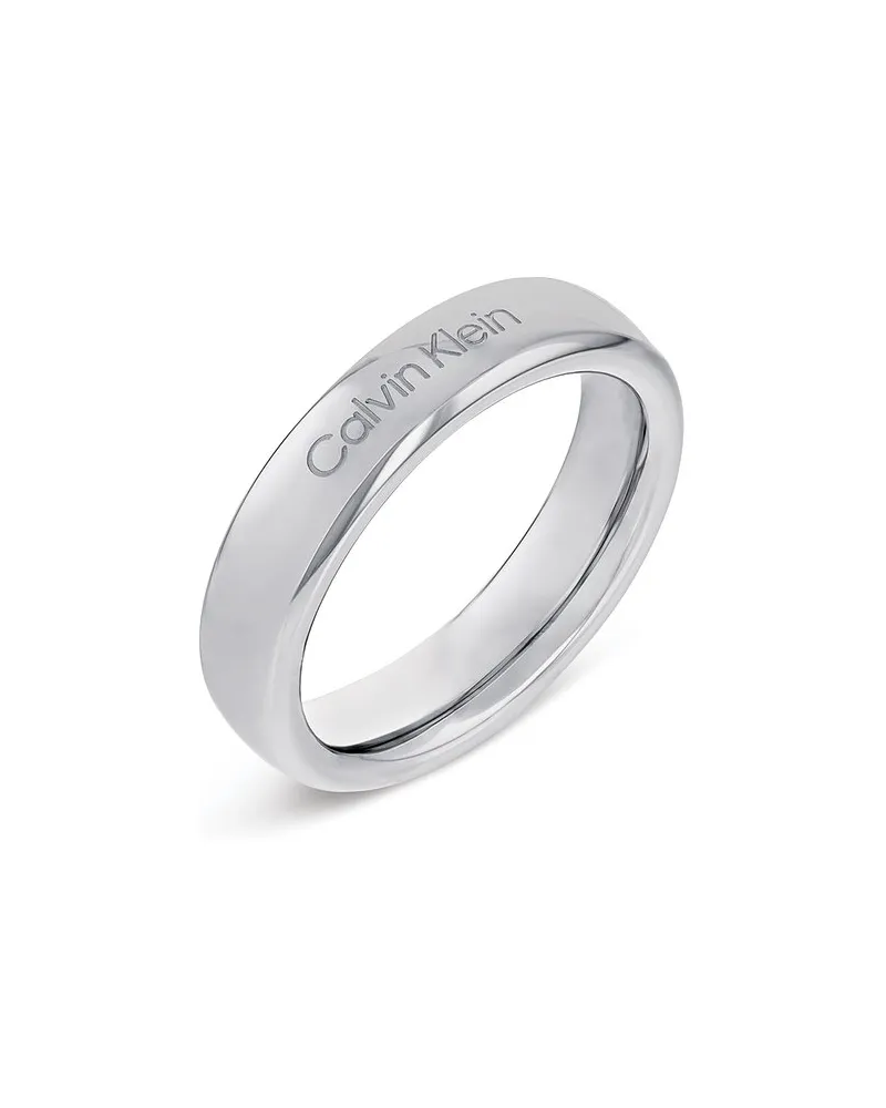 Calvin Klein Edelstahlring Silber