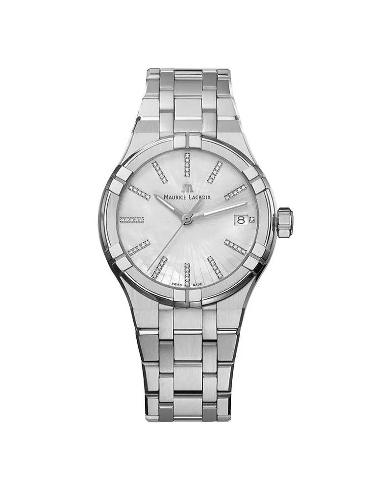 Maurice Lacroix Damenuhr Aikon Quartz Silber