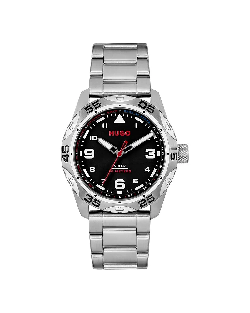 HUGO BOSS Herrenuhr Silber