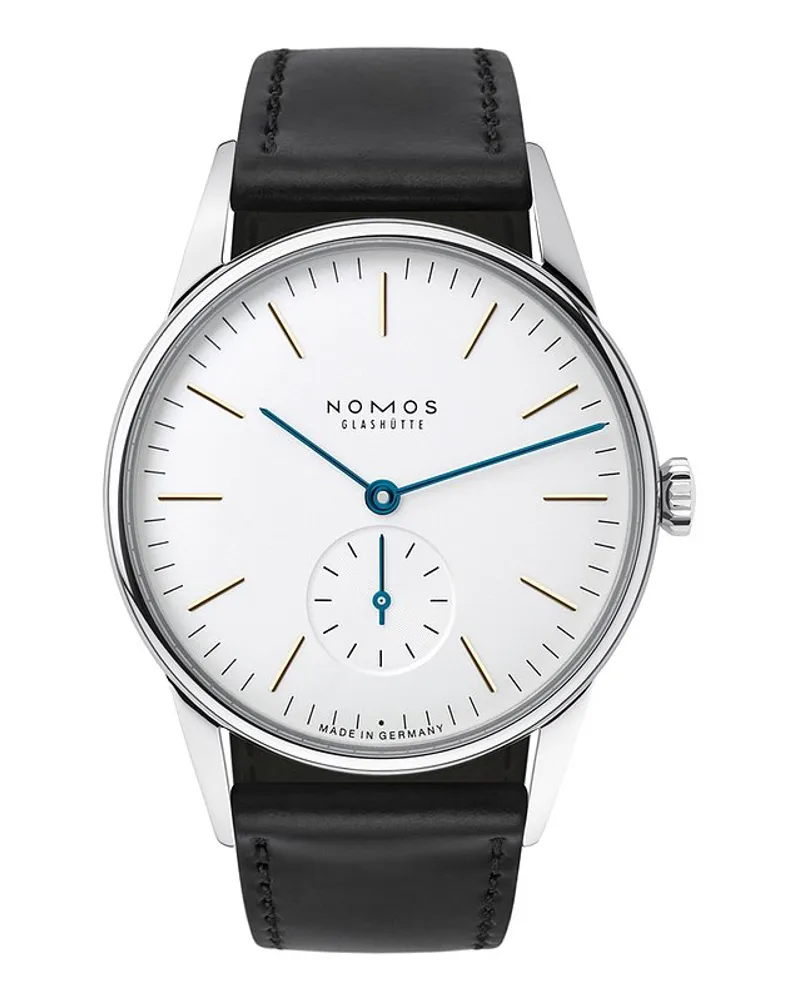 NOMOS Glashütte Herrenuhr Orion Silber