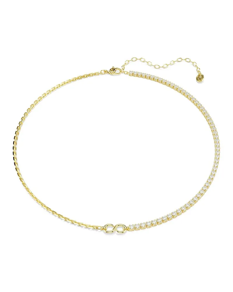 Swarovski Kette Matrix Gelbgold
