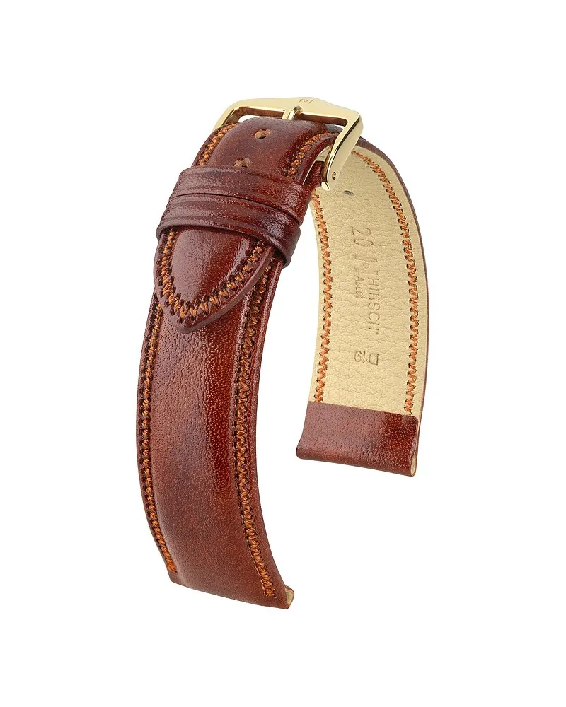 Hirsch Lederband Ascot Hellbraun