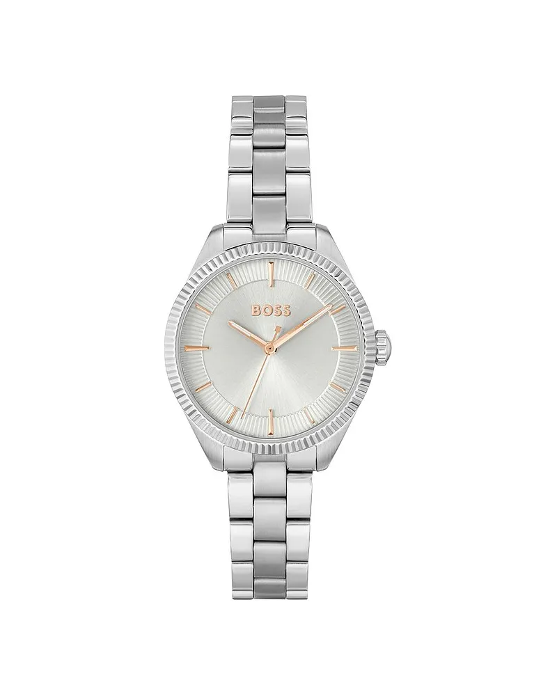 HUGO BOSS Damenuhr Silber