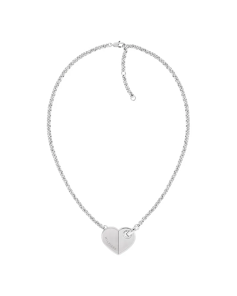 Tommy Hilfiger Kette BOLD HEARTS Silber