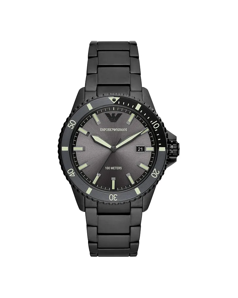 Emporio Armani Herrenuhr Schwarz