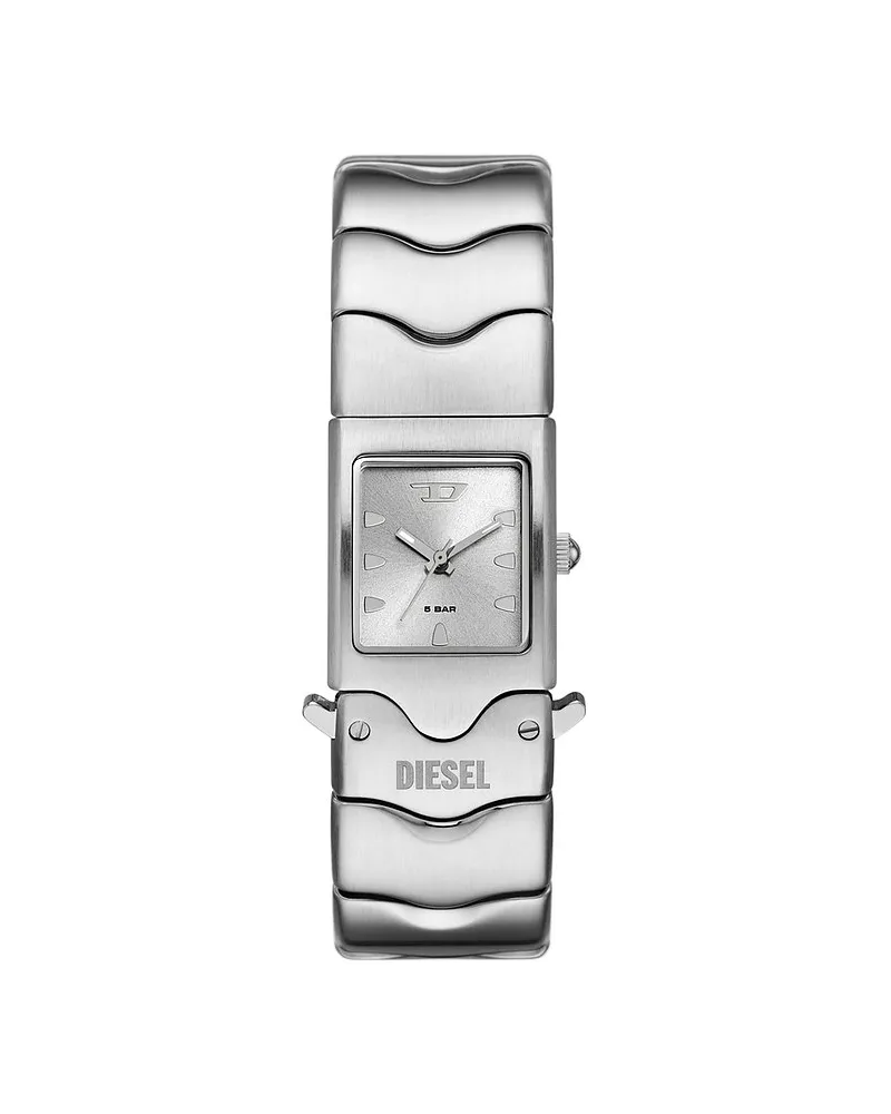 Diesel Herrenuhr CLOSER Silber