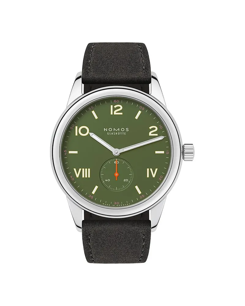 NOMOS Glashütte Unisexuhr Club Campus full rose Silber