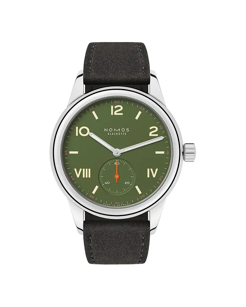NOMOS Glashütte Unisexuhr Club Campus full rose Silber
