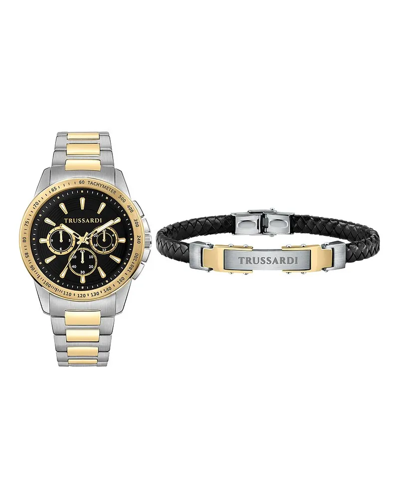 Trussardi Uhren-Set T-Hawk Bicolor
