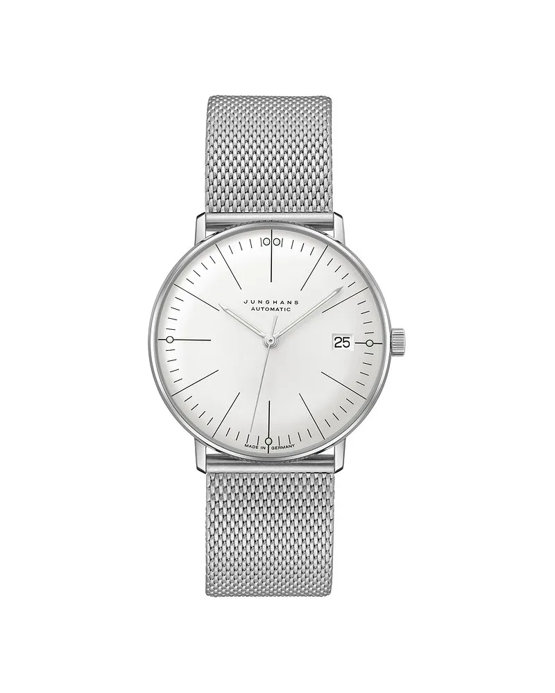 Junghans Unisexuhr max bill Kleine Automatic Silber