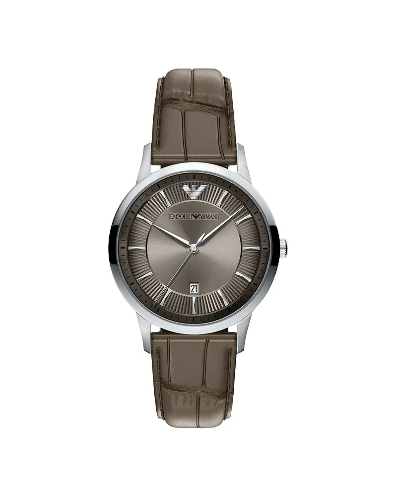 Emporio Armani Herrenuhr Silber