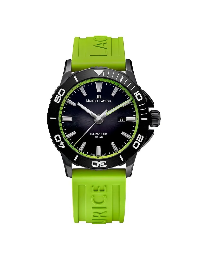 Maurice Lacroix Herrenuhr Pontos S Solar Schwarz