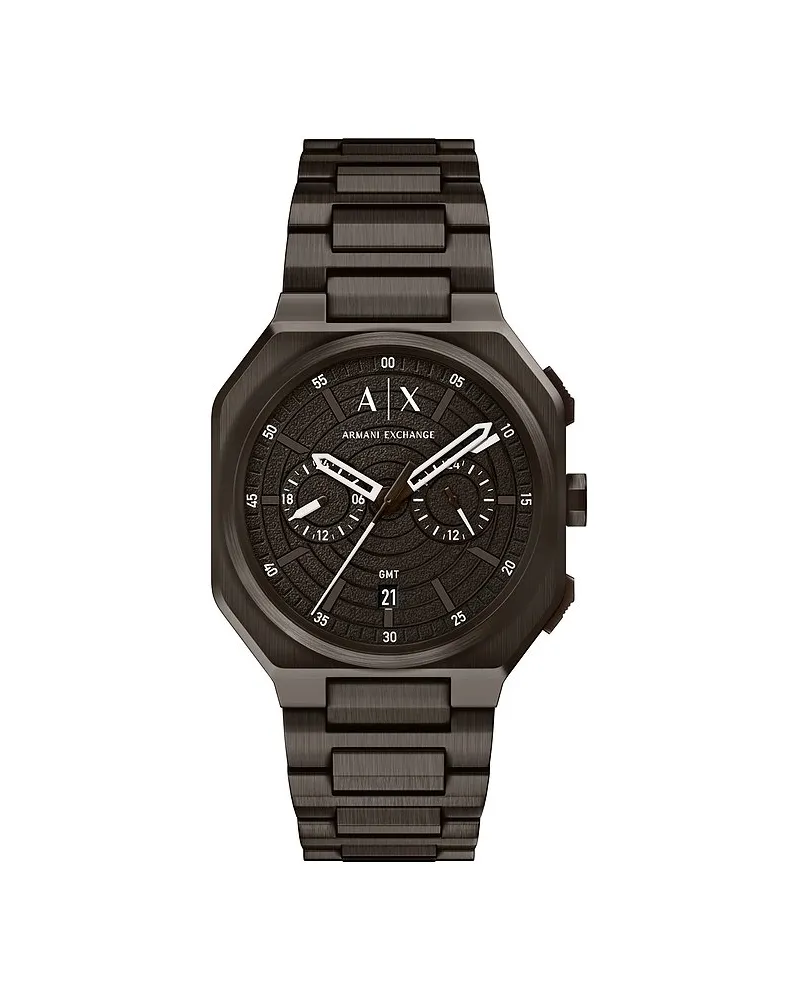 Armani Exchange Herrenuhr Braun
