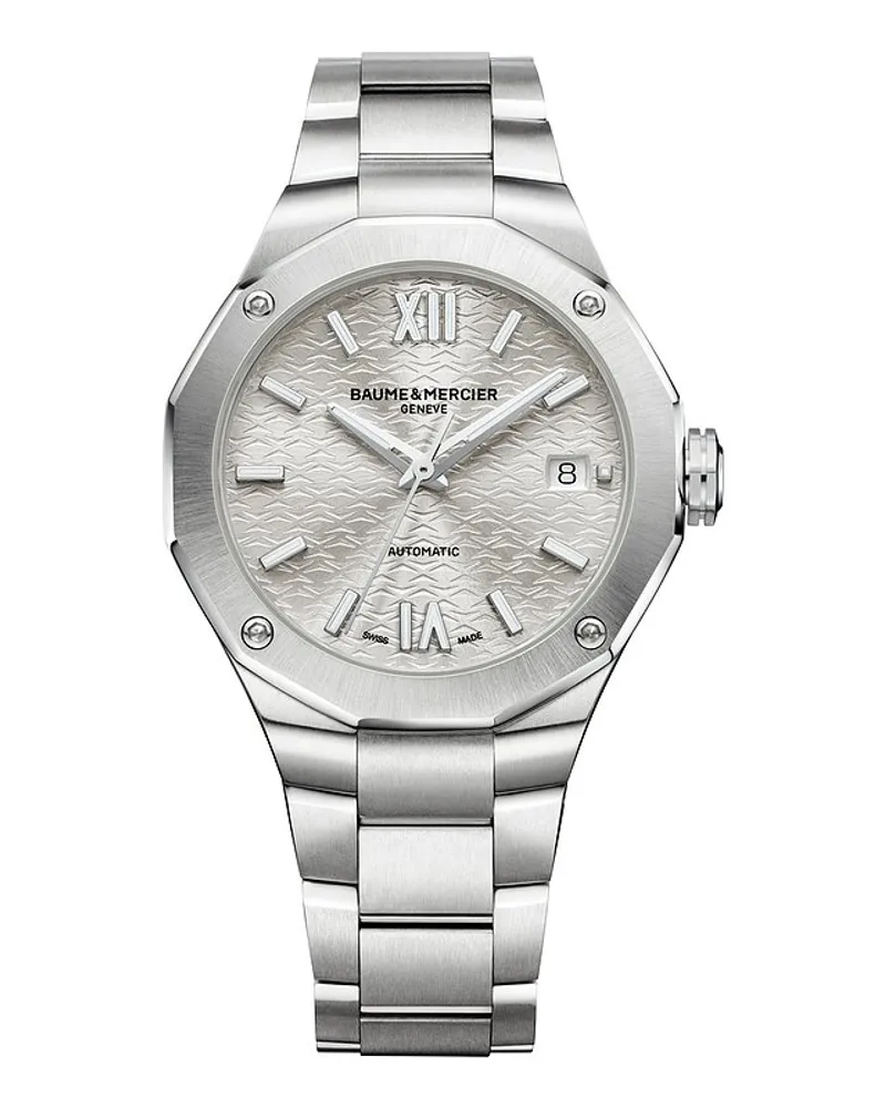 Baume & Mercier Damenuhr Riviera Silber