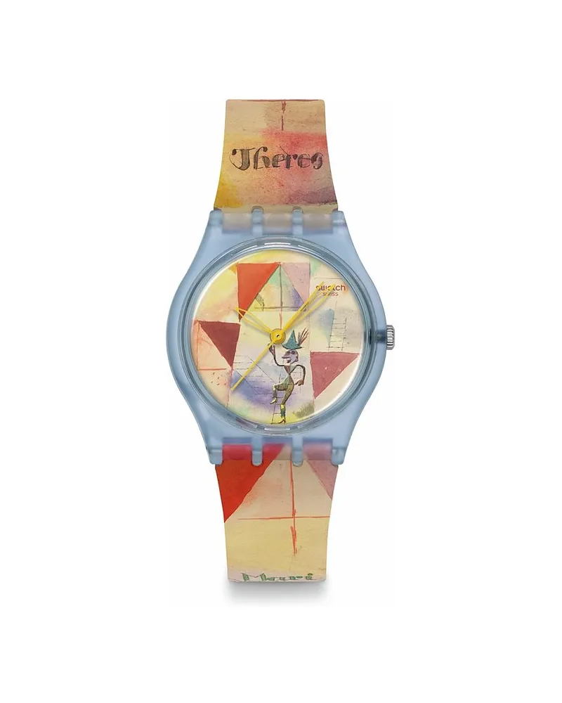 Swatch Unisexuhr 2601 SWATCH X GUGGENHEIM Blau