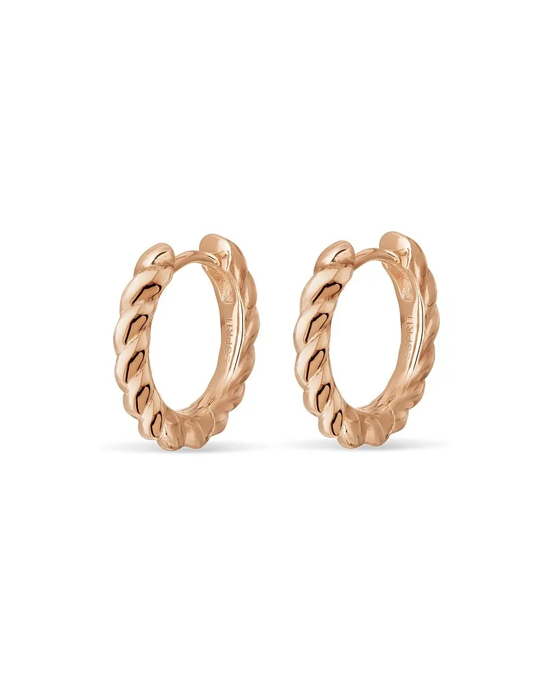 Esprit Creolen Twisted Roségold