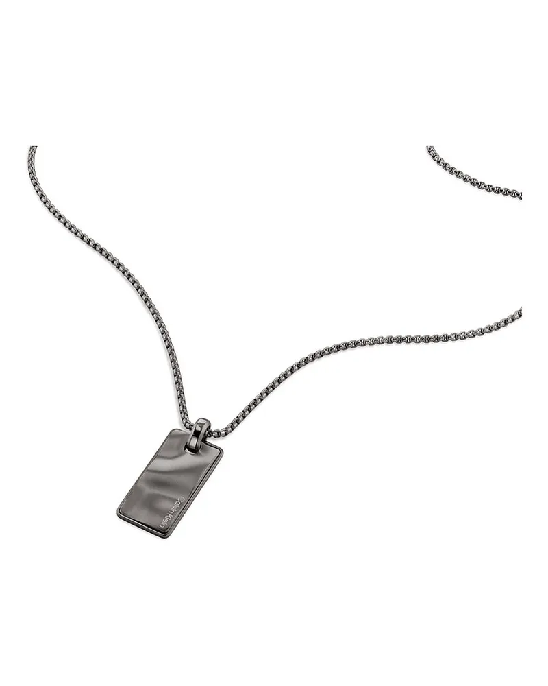 Calvin Klein Kette CK METALLIC WAVES Grau