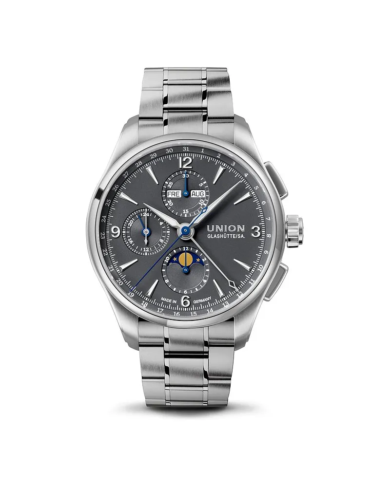 Union Glashütte Chronograph Belisar Chronograph Mondphase Silber