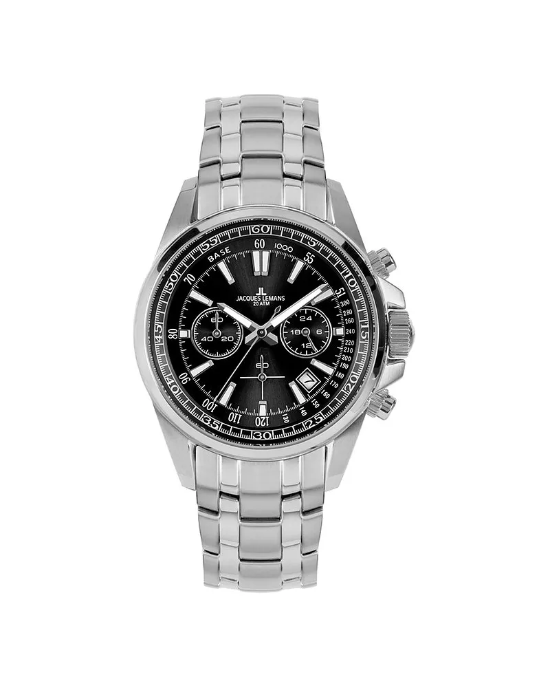 Jacques Lemans Chronograph Sport Silber