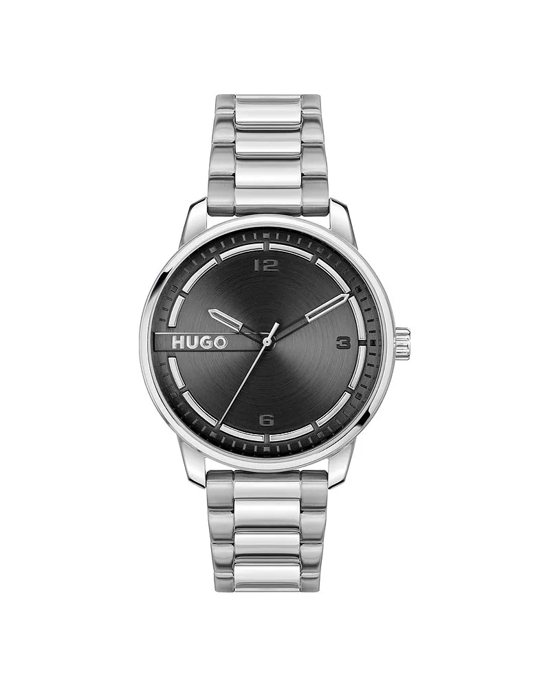HUGO BOSS Herrenuhr #Stamp Silber