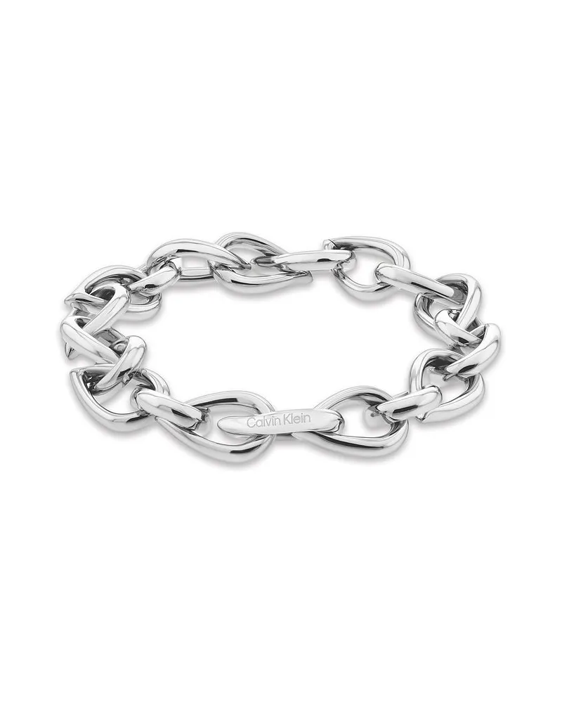 Calvin Klein Armband SCULPTURED DROPS Silber