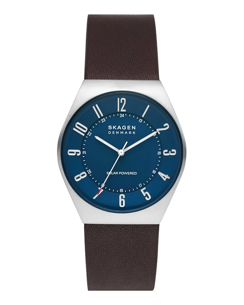 Skagen Herrenuhr Grenen Silber