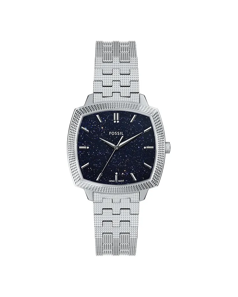 Fossil Unisexuhr Nick Jonas x Fossil Machine Luxe Silber