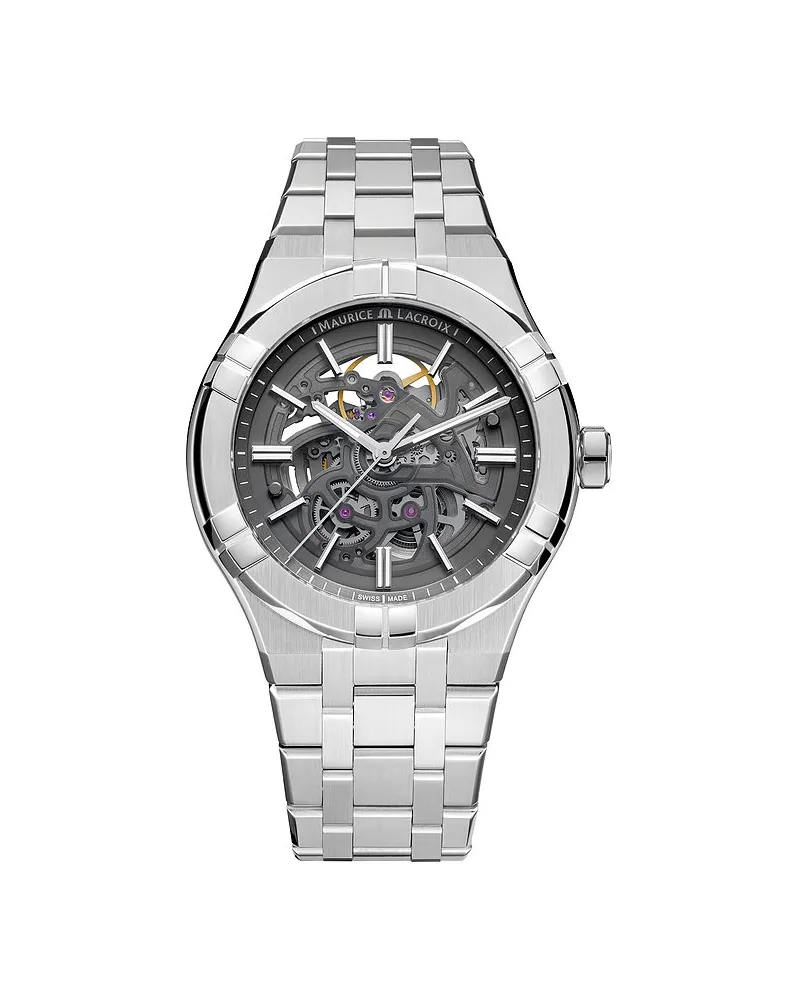 Maurice Lacroix Herrenuhr Aikon Automatic Silber