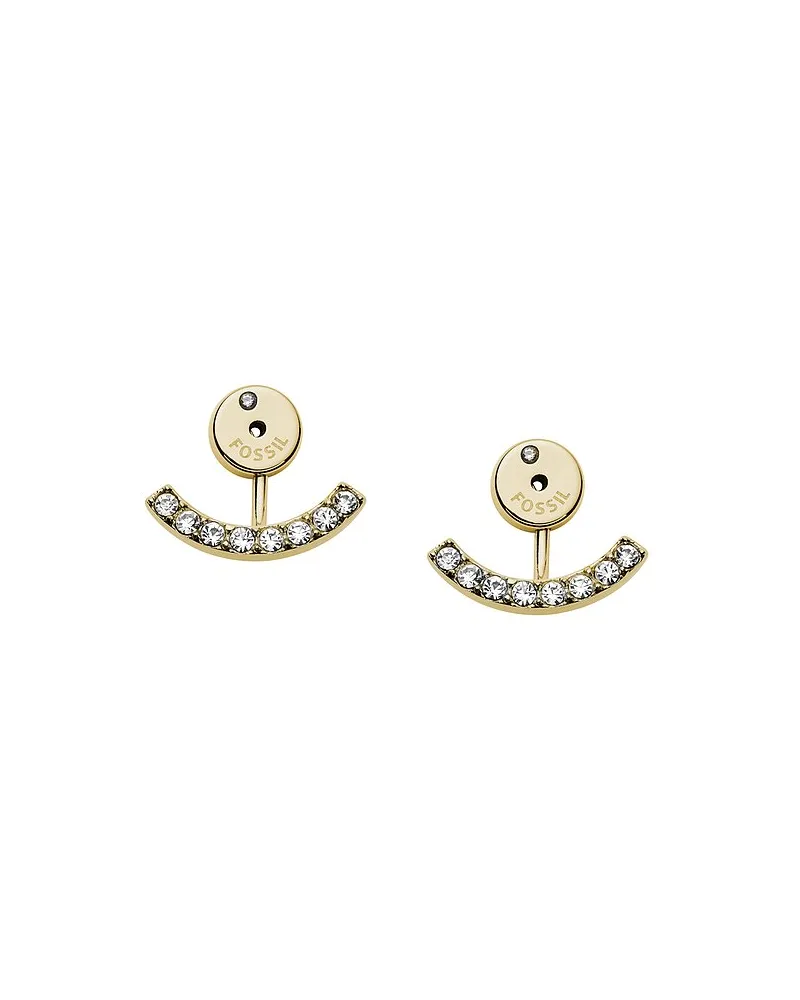 Fossil Ohrstecker Gold
