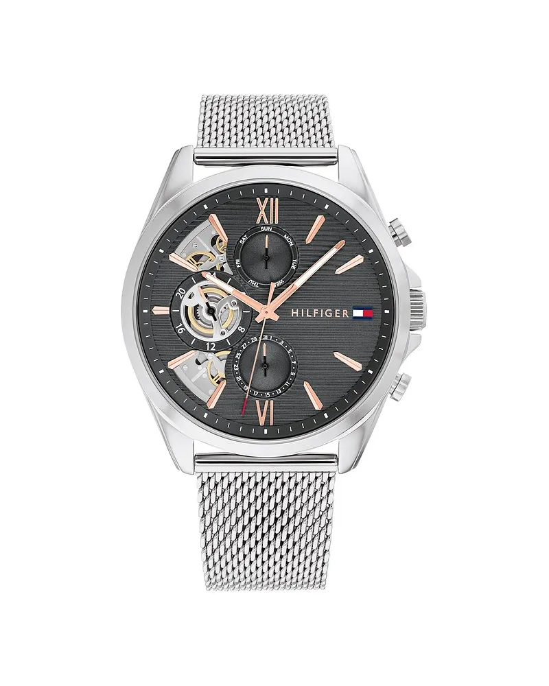 Tommy Hilfiger Herrenuhr Baker Silber