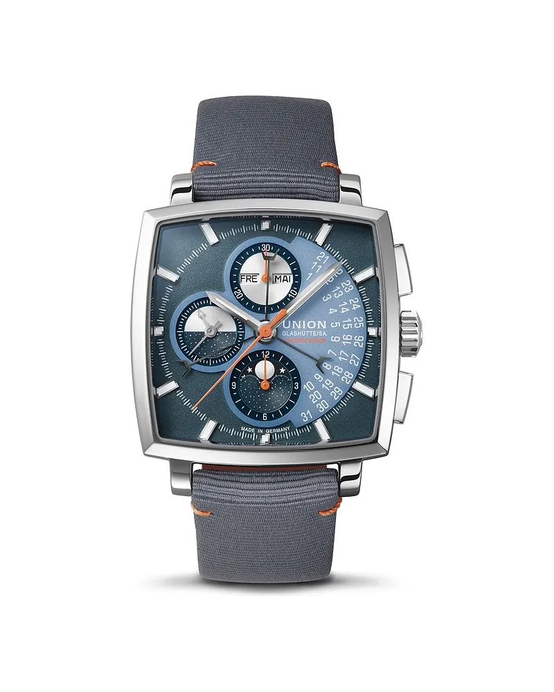 Union Glashütte Chronograph Averin Mondphase Silber