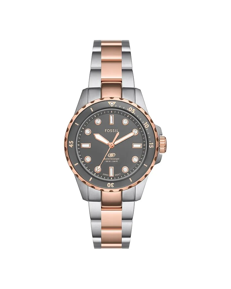 Fossil Damenuhr FOSSIL BLUE DIVE Silber