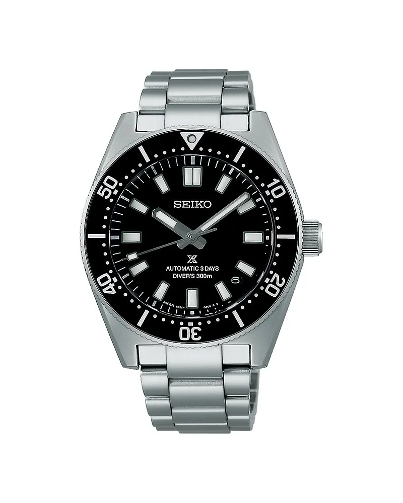 Seiko Herrenuhr Prospex SEA Silber