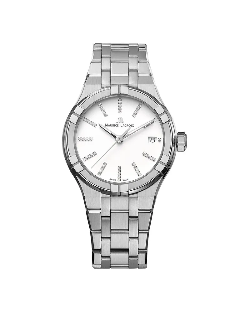 Maurice Lacroix Damenuhr Aikon Quartz Silber