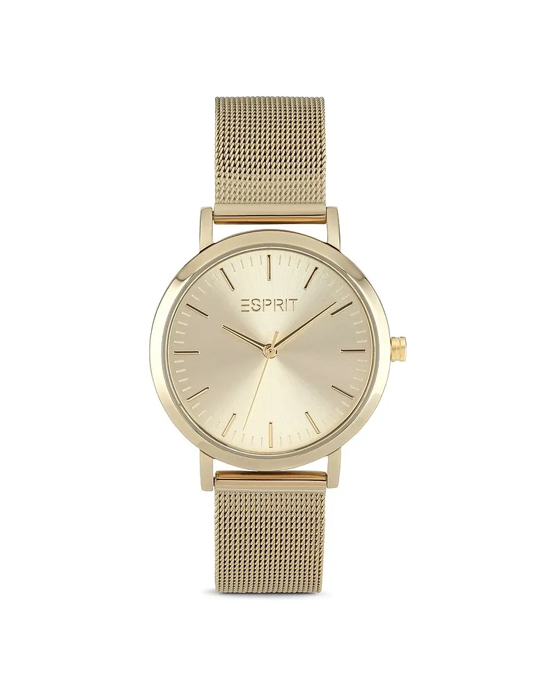 Esprit Damenuhr Gelbgold
