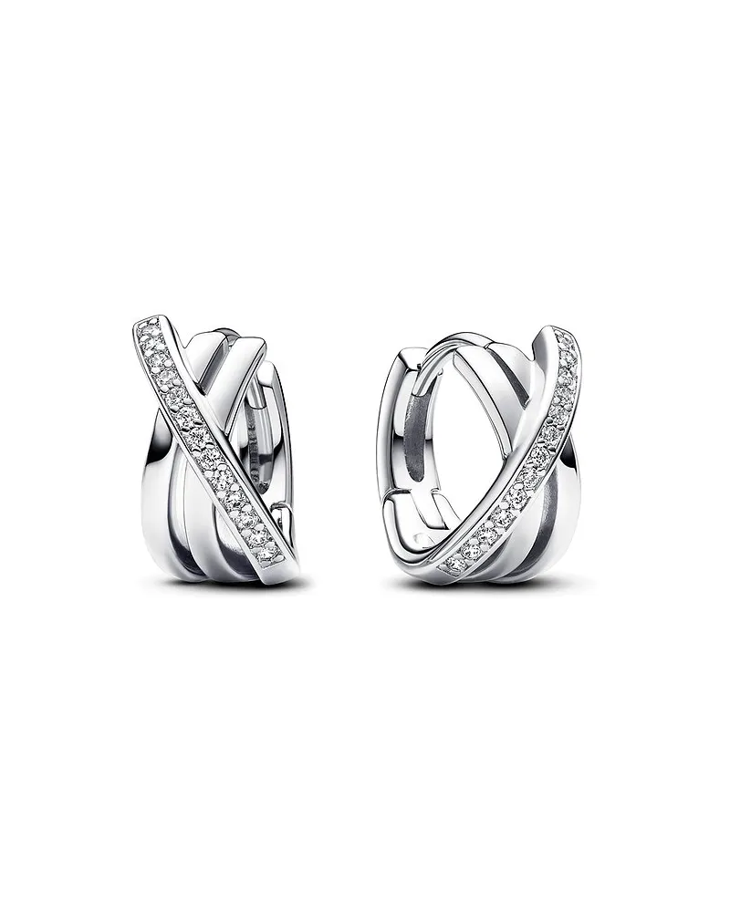 Pandora Creolen Pandora Signature Silber