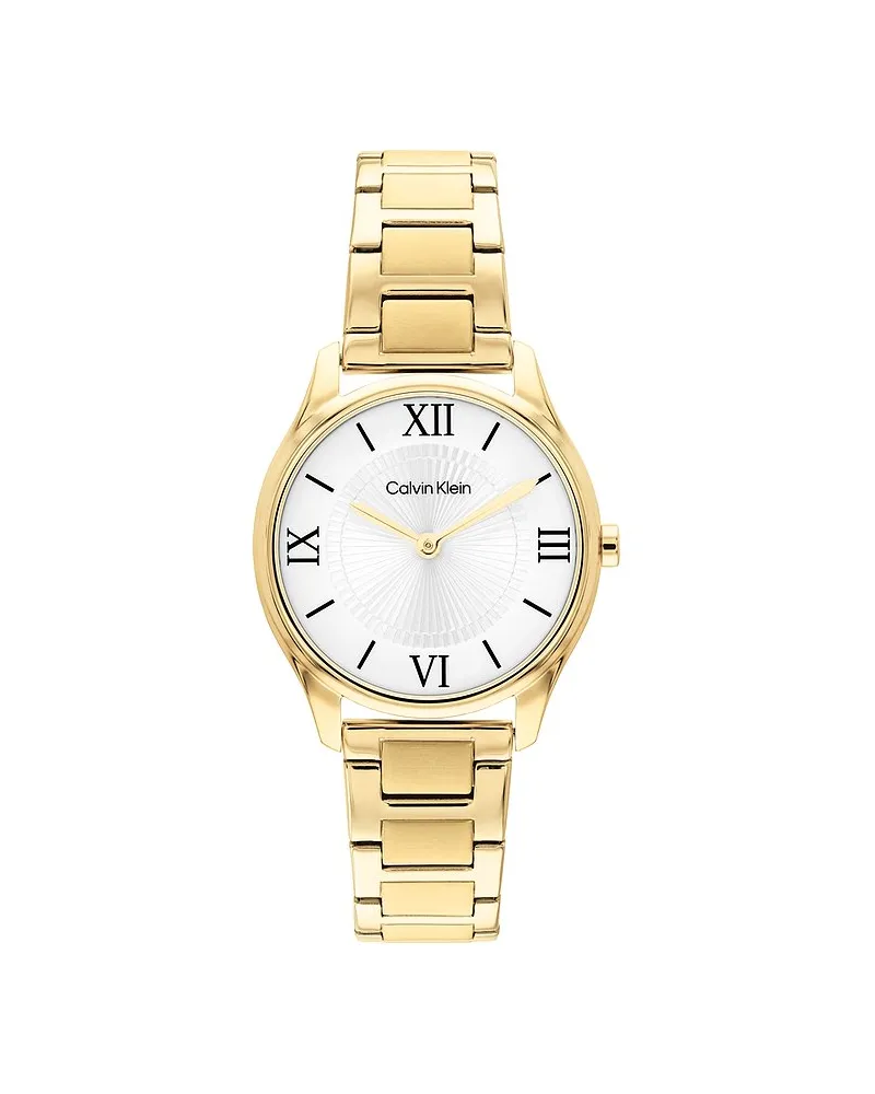 Calvin Klein Damenuhr SCULPTED ESSENTIALS Gold