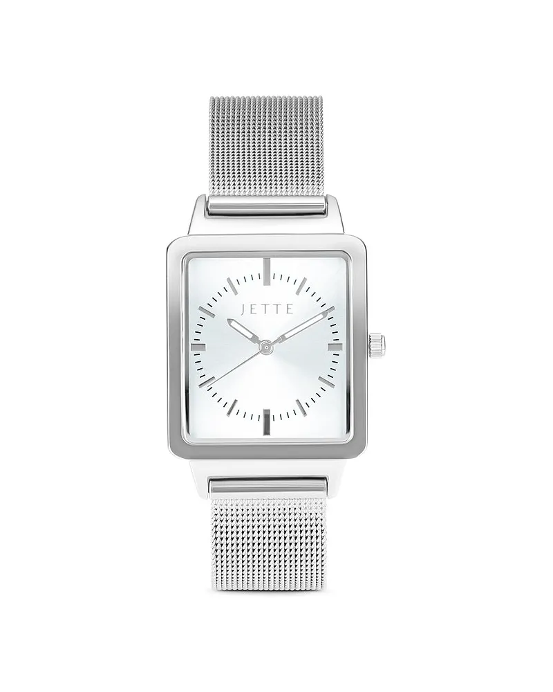 JETTE Damenuhr EDGY Silber