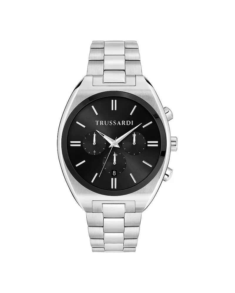Trussardi Herrenuhr Metropolitan Silber