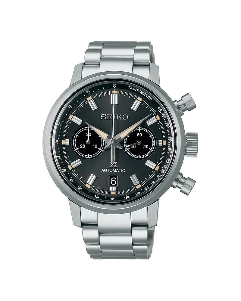 Seiko Herrenuhr Speedtimer Silber