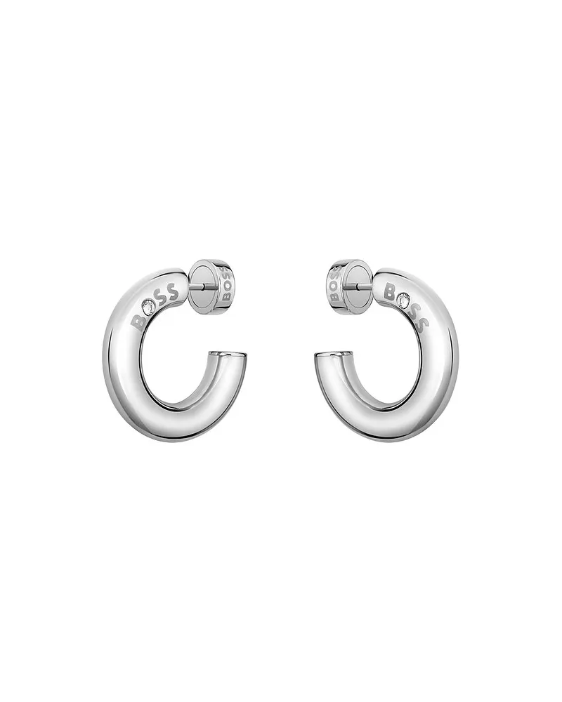 HUGO BOSS Creolen LIVE Silber