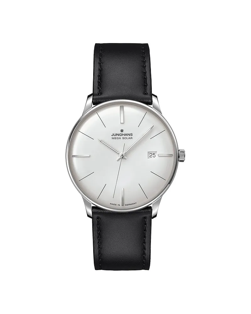 Junghans Unisexuhr Meister MEGA Solar Silber