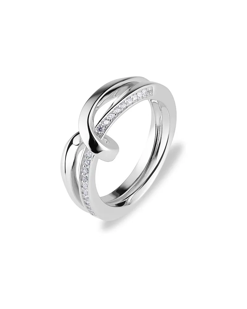 JETTE Damenring LOOP Silber