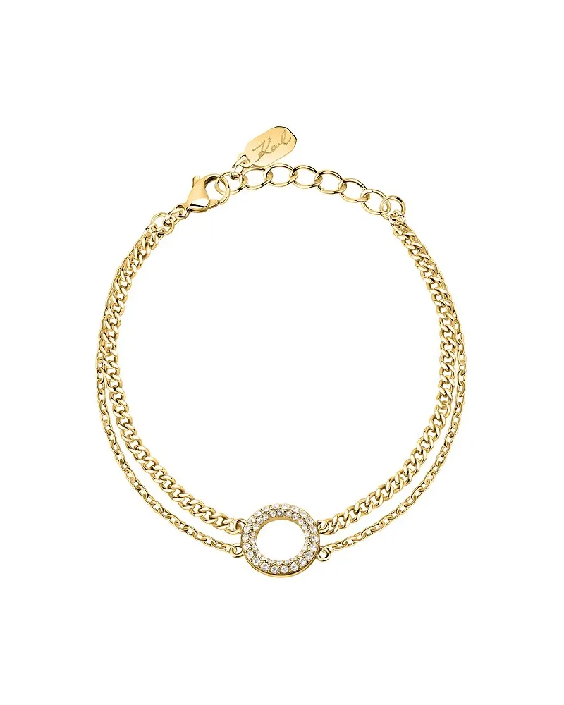 Karl Lagerfeld Armband Crystals Gelbgold